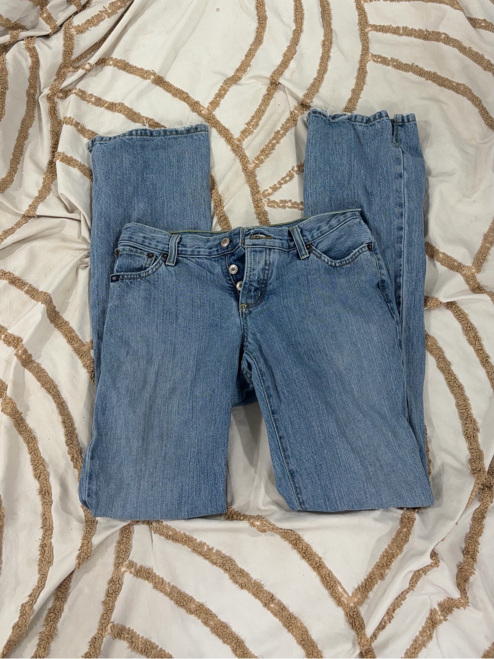 Cruel Girl Light Blue Straight-Leg Jeans